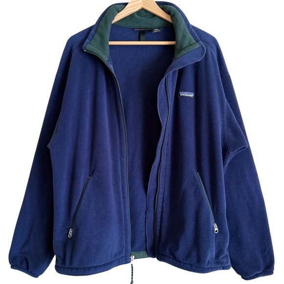 PATAGONIA Vintage Outdoor Travel Relaxed Fit Classic Full Zip Fleece Jacket M - Picture 4 of 13